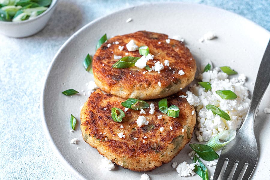 mashed potato cakes